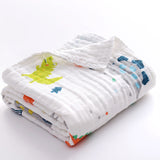 4 Layer Cotton Baby Muslin Bath Towel Childcare Cotton Muslin Blanket - AgapeStar