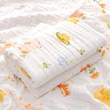 4 Layer Cotton Baby Muslin Bath Towel Childcare Cotton Muslin Blanket - AgapeStar